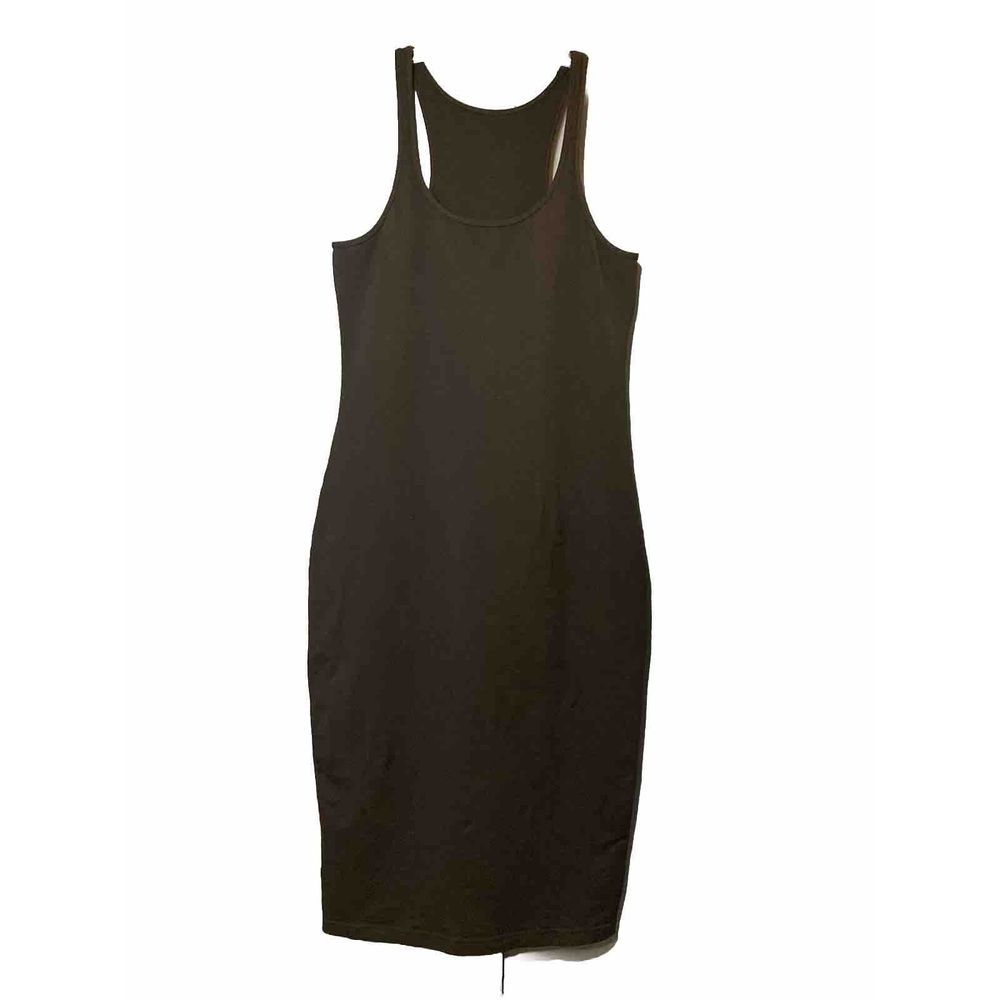 Lululemon Black Bodycon Sleeveless Midi Dress Unisize‎ (See Photos)